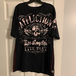 Affliction live fast shirt